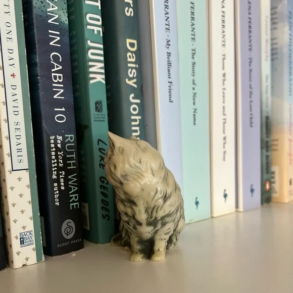 Vintage Marble Cat Figurine - Picture 2 of 6